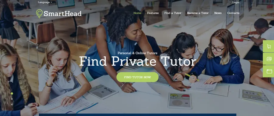 How to Choose the Best Tutoring Website Template? 12 SmartHead