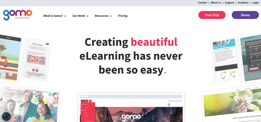 10+ Best eLearning Authoring Tools in 2026: Features, Pros and Cons 16 Gomo Learning