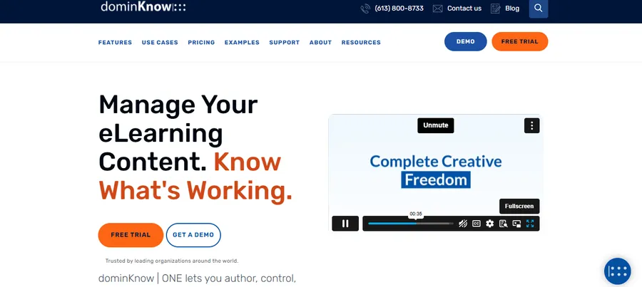 10+ Best eLearning Authoring Tools in 2026: Features, Pros and Cons 15 dominKnow ONE