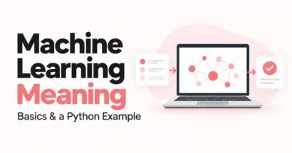 Machine Learning Meaning