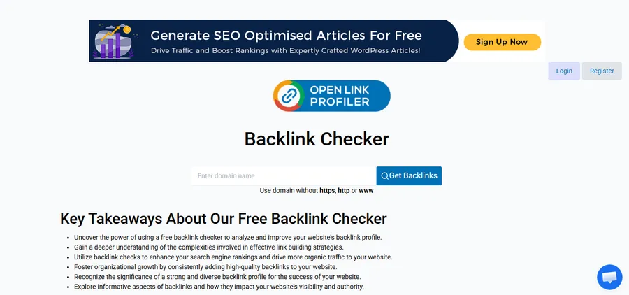 8+ Best Backlink Checker Tools for 2026 15 openlinkprofiler