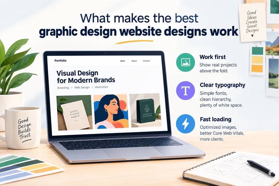 The Best Graphic Design Website Designs to Inspire You in 2026 4 What makes the best graphic design website designs work