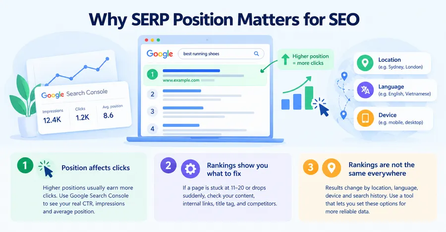 Free SERP Checker: Track Your Google Rankings Easily 5 Why SERP position matters for SEO
